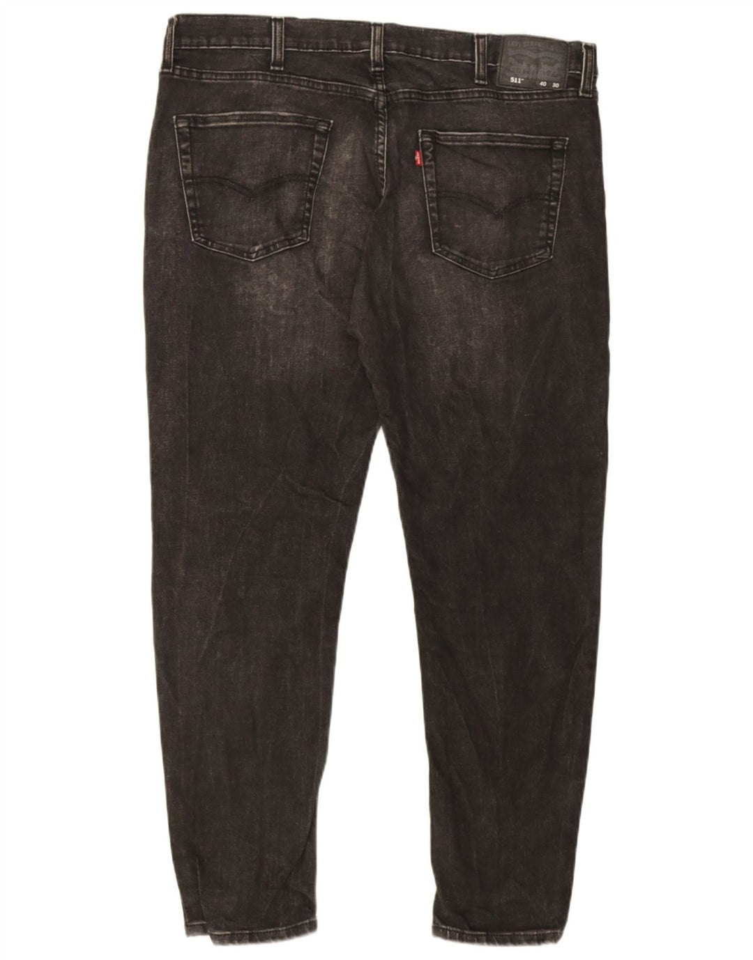 Levi's Mens 511 Slim Jeans W40 L30 Grey Cotton