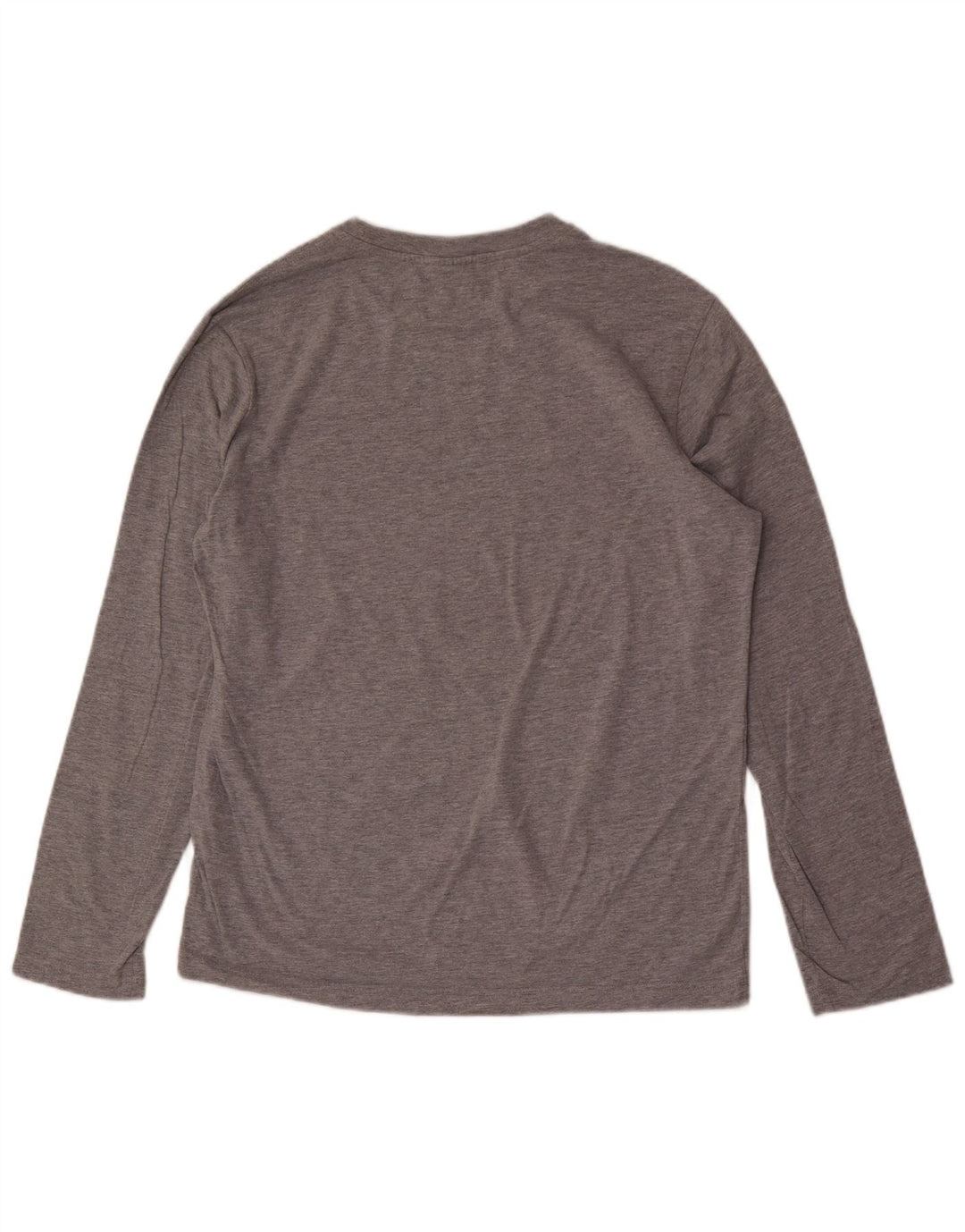 Champion Mens Graphic Top Long Sleeve Medium Grey