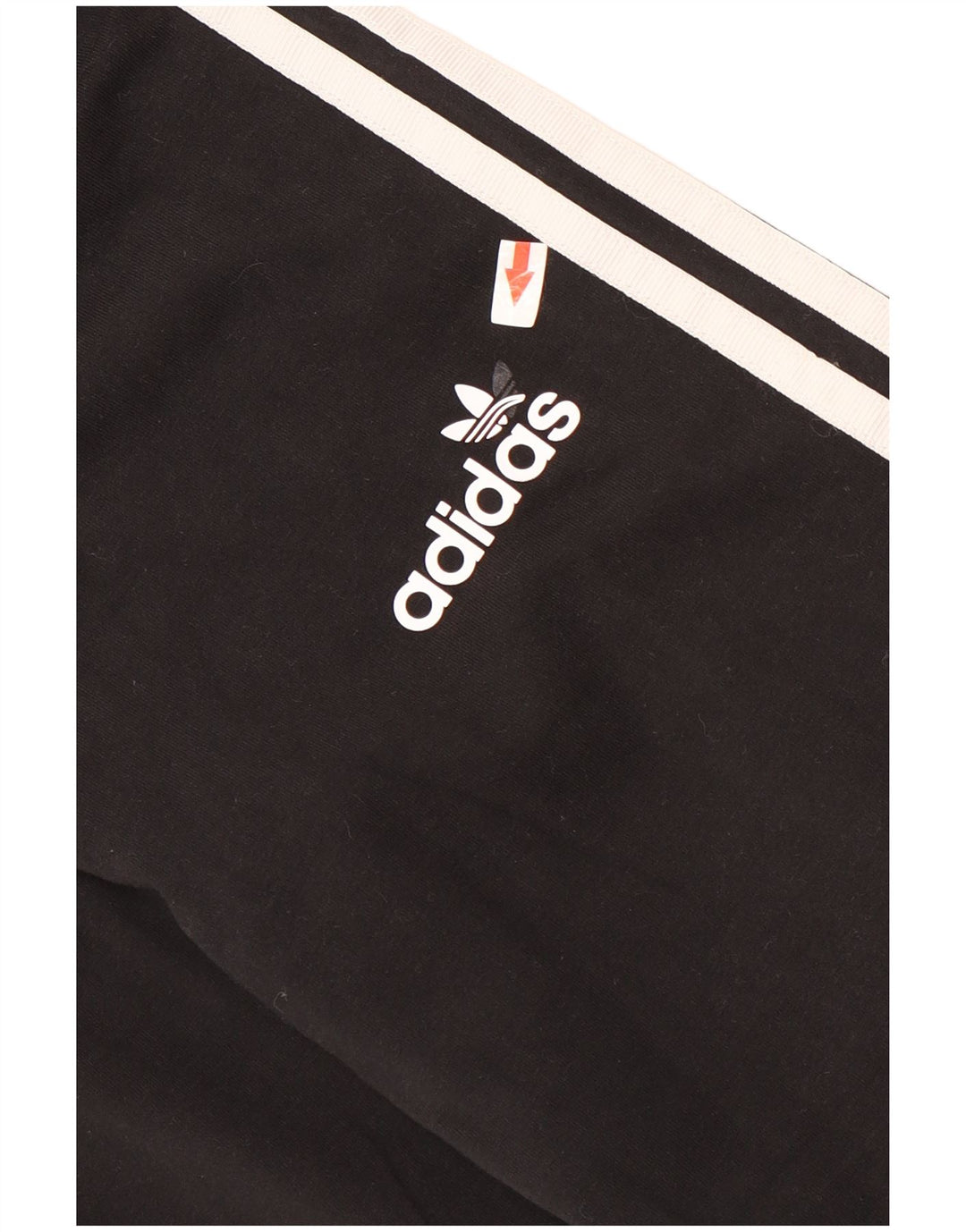 Adidas Womens Leggings UK 12 Medium Black Cotton