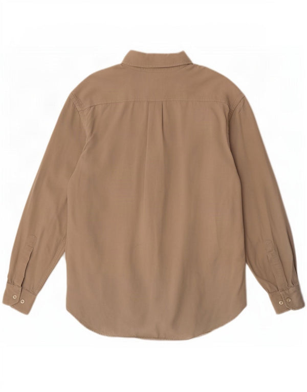 Murphy & Nye Mens Shirt Medium Beige Cotton