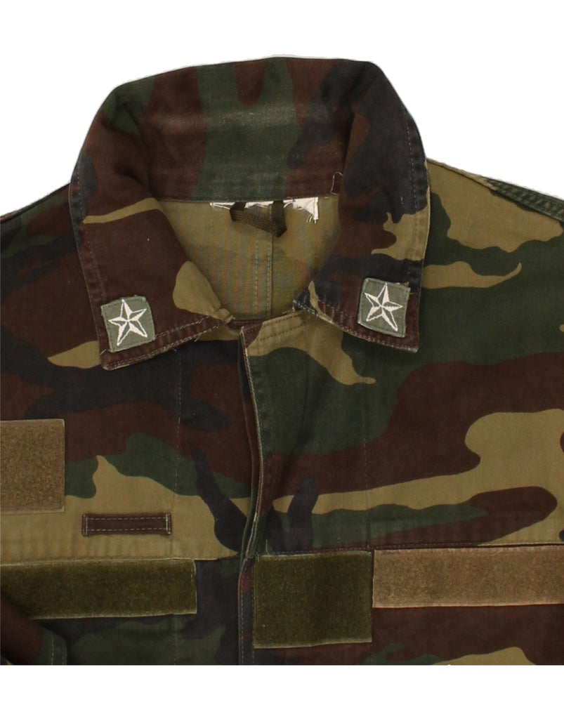 VINTAGE Mens Military Jacket UK 40 Large Brown Camouflage | Vintage Vintage | Thrift | Second-Hand Vintage | Used Clothing | Messina Hembry 