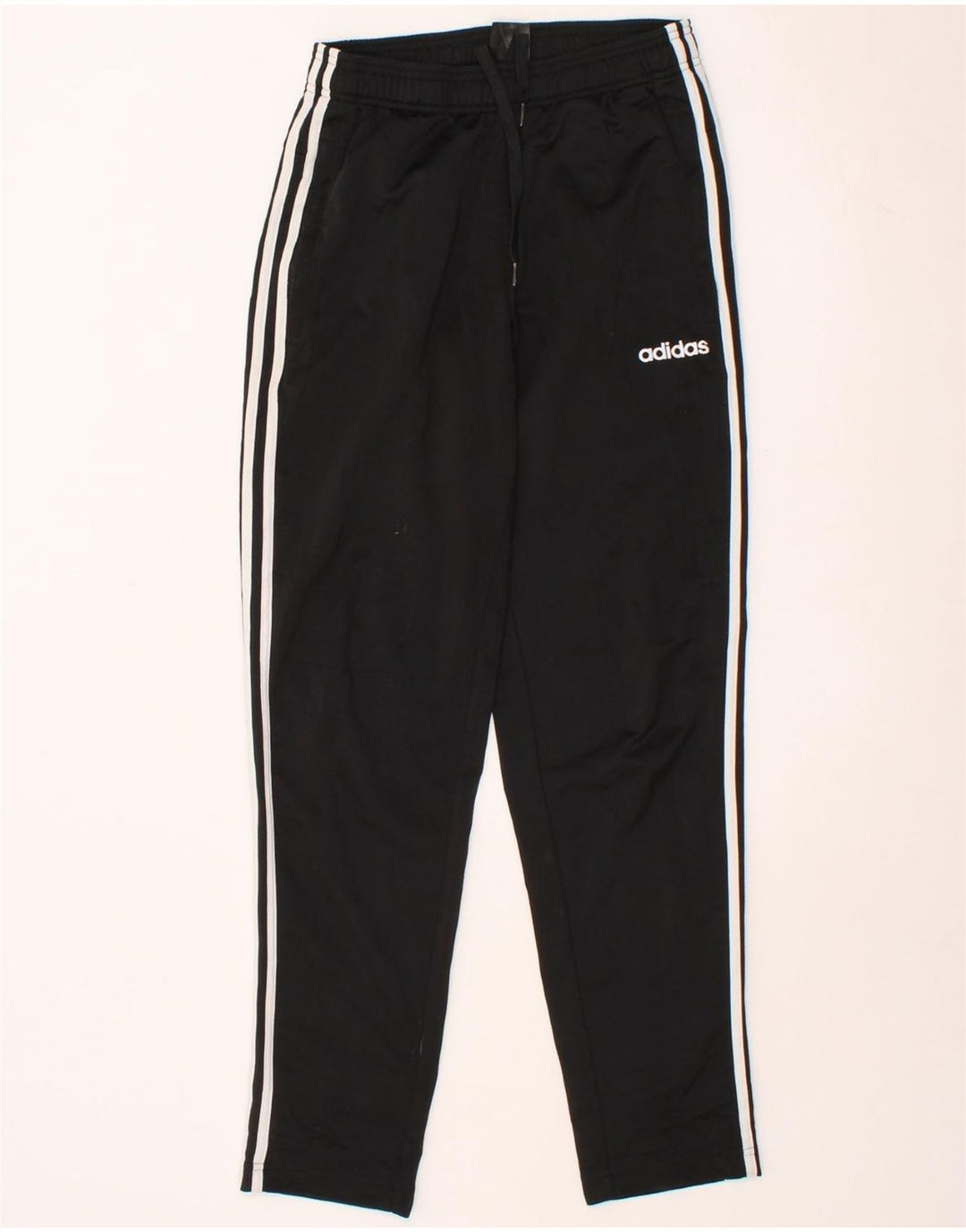 ADIDAS Mens Tracksuit Trousers Small  Black Polyester Vintage Adidas and Second-Hand Adidas from Messina Hembry 
