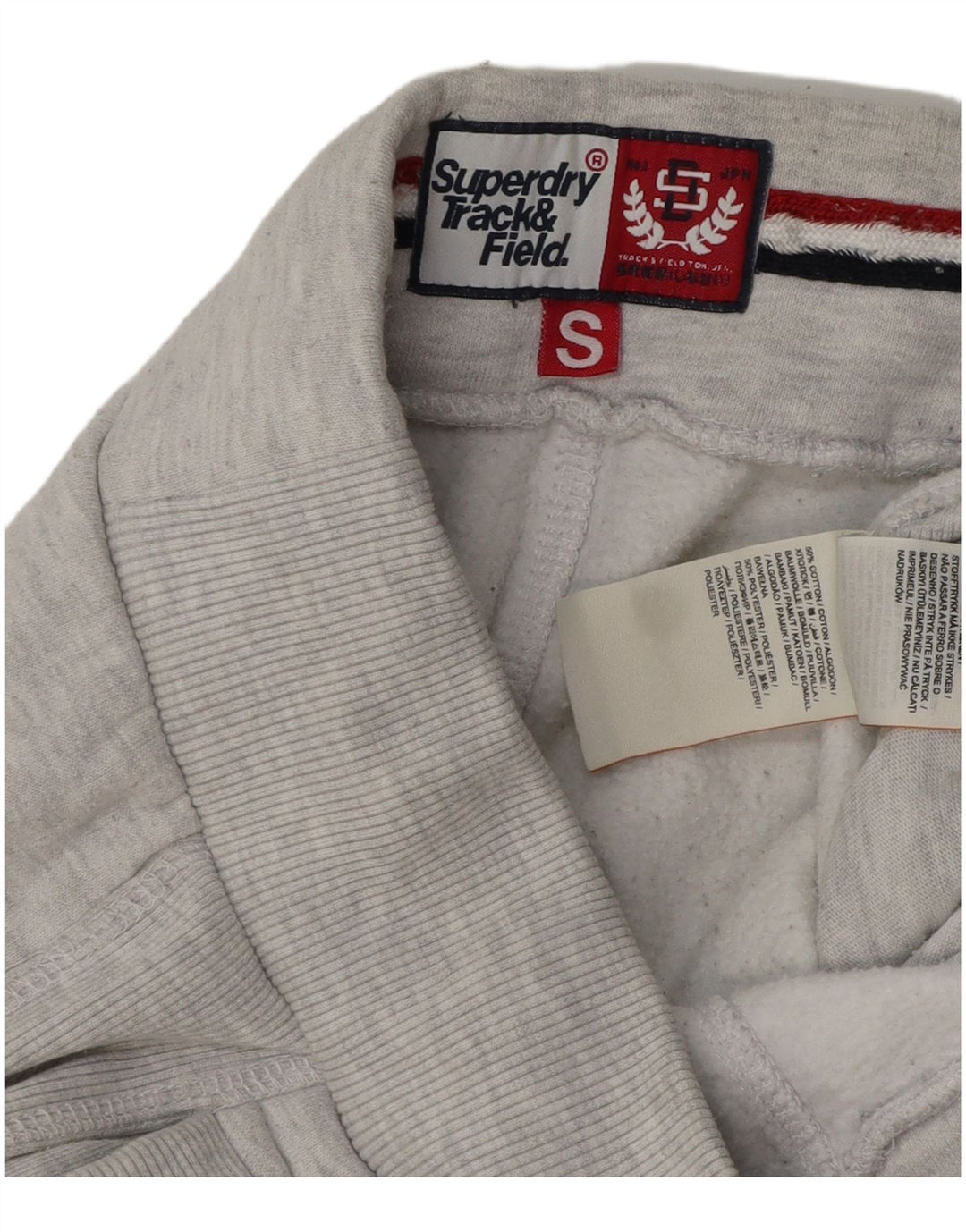 SUPERDRY Womens Track & Field Tracksuit Trousers Joggers UK 10 Small  Grey