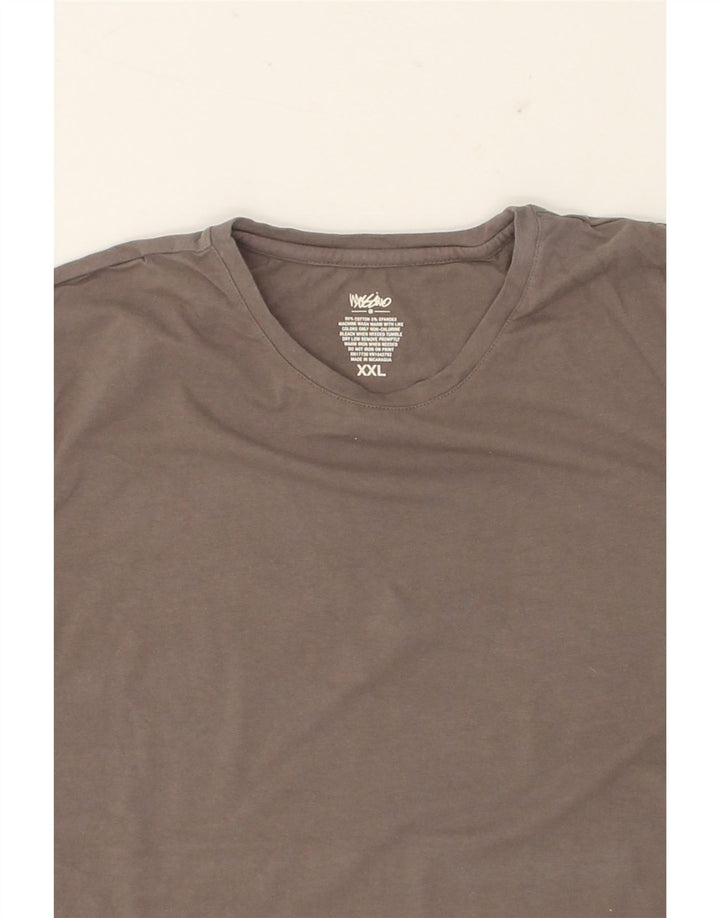 MOSSIMO Womens T-Shirt Top UK 20 2XL Grey Cotton Vintage Mossimo and Second-Hand Mossimo from Messina Hembry 