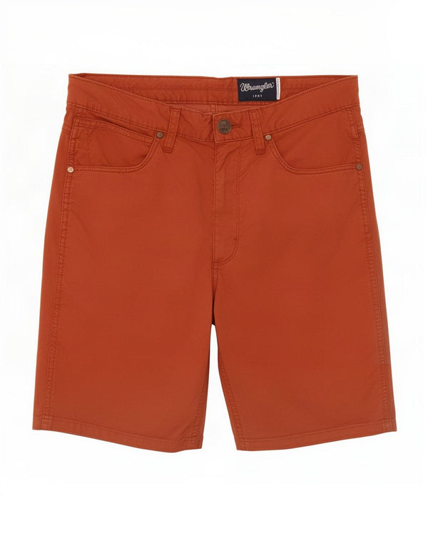Wrangler Mens Greensboro Casual Shorts Medium W31 Red Cotton