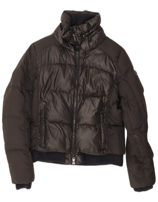 Geox Womens Padded Jacket UK 8 Small Black Polyester