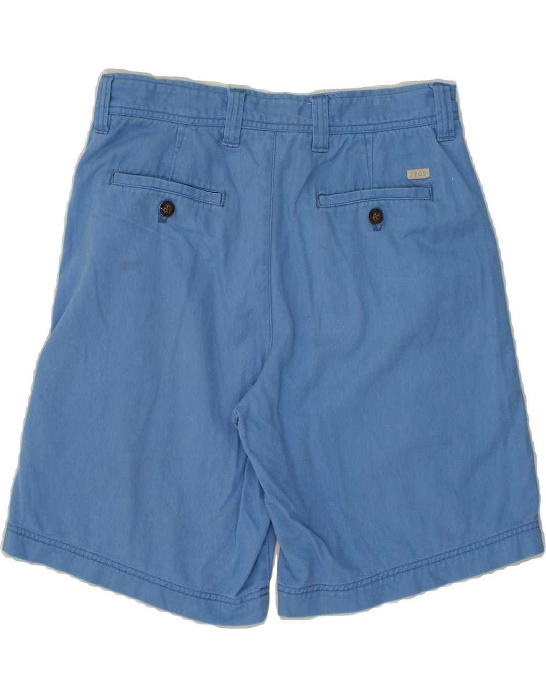 IZOD Mens Salt Water Chino Shorts W30 Medium  Blue Cotton Vintage Izod and Second-Hand Izod from Messina Hembry 