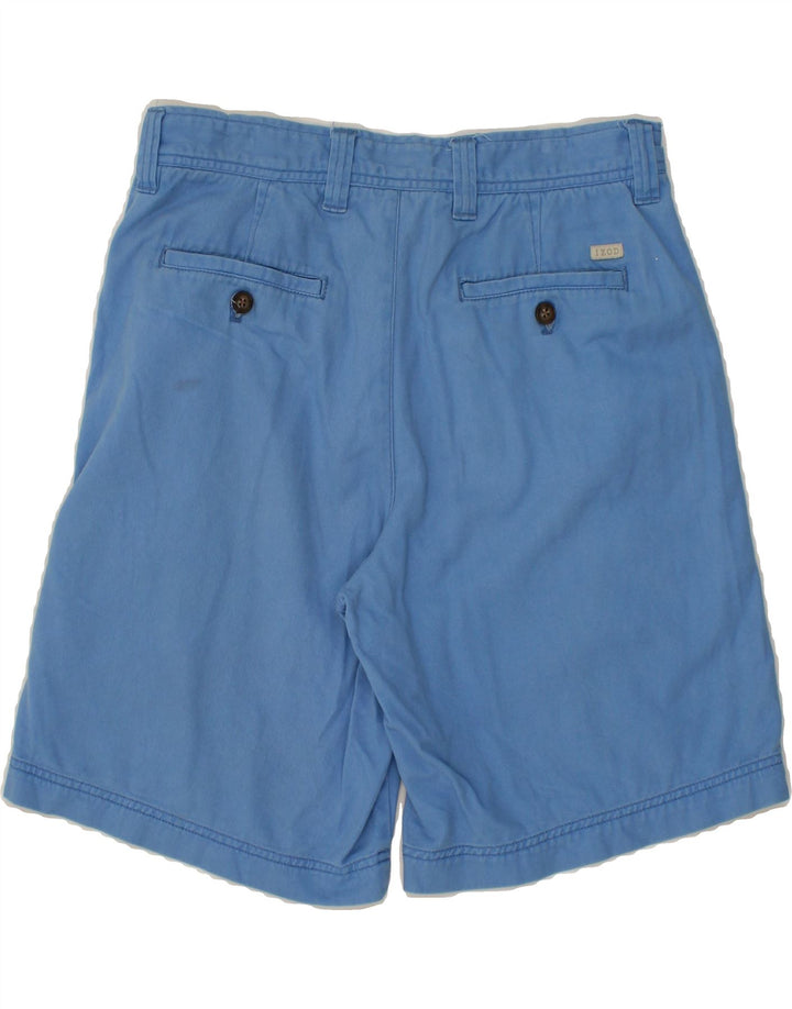 IZOD Mens Salt Water Chino Shorts W30 Medium  Blue Cotton Vintage Izod and Second-Hand Izod from Messina Hembry 