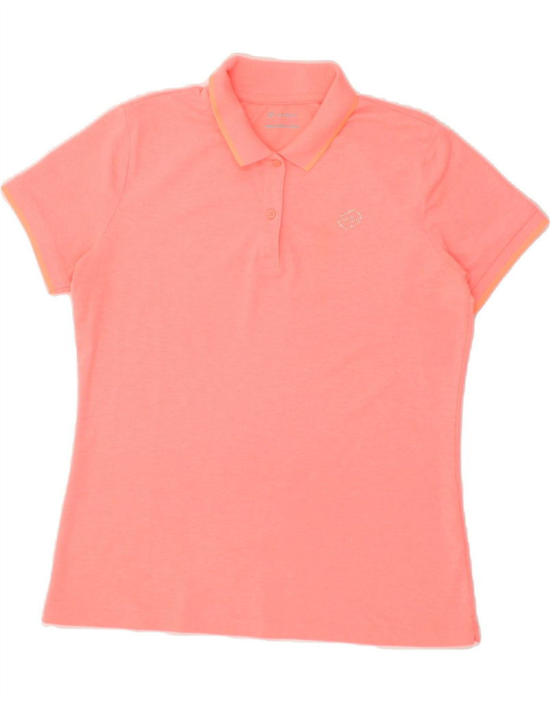 LOTTO Womens Polo Shirt UK 18 XL Pink | Vintage Lotto | Thrift | Second-Hand Lotto | Used Clothing | Messina Hembry 