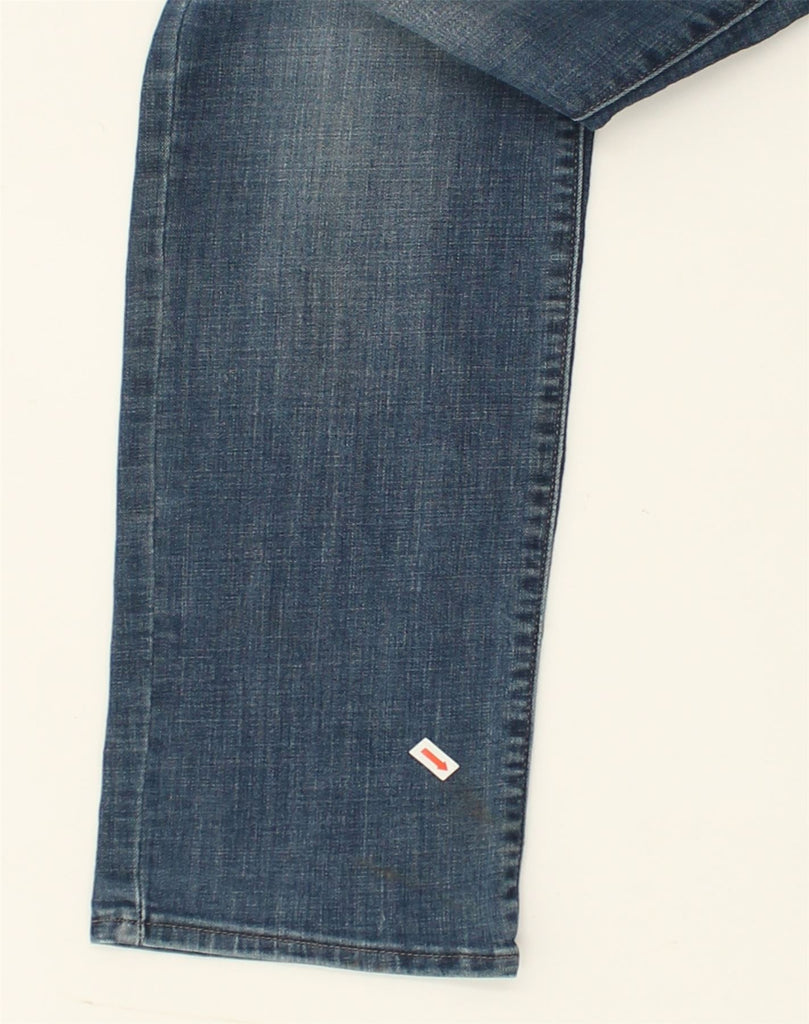 LEVI'S Womens Straight Jeans W29 L30 Blue Cotton | Vintage Levi's | Thrift | Second-Hand Levi's | Used Clothing | Messina Hembry 