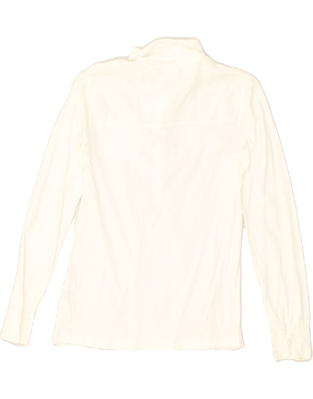 NORTH SAILS Womens Pullover Shirt UK 8 Small White Cotton | Vintage North Sails | Thrift | Second-Hand North Sails | Used Clothing | Messina Hembry 