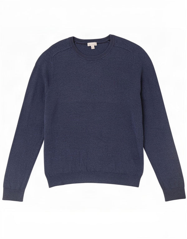 Gap Mens Crew Neck Jumper Sweater Small Navy Blue Cotton