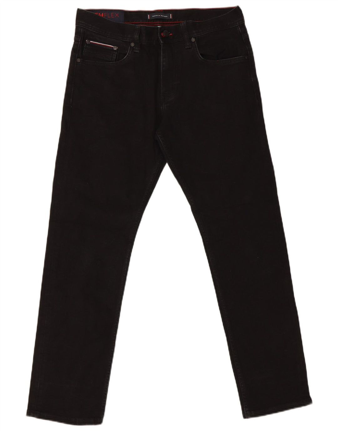 Tommy Hilfiger Mens Bleecker Slim Jeans W32 L30 Black Cotton