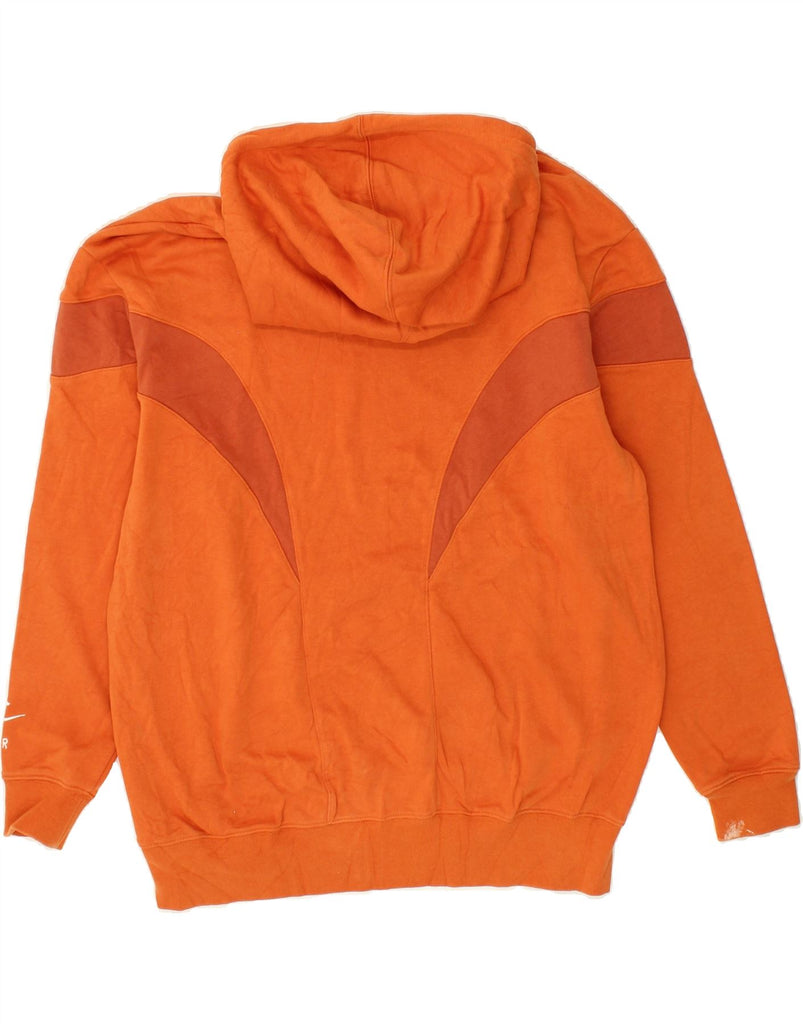 NIKE Mens Graphic Hoodie Jumper Small Orange Cotton | Vintage Nike | Thrift | Second-Hand Nike | Used Clothing | Messina Hembry 