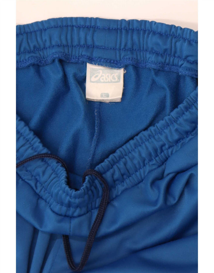 Asics Mens Tracksuit Trousers Large Blue Polyester