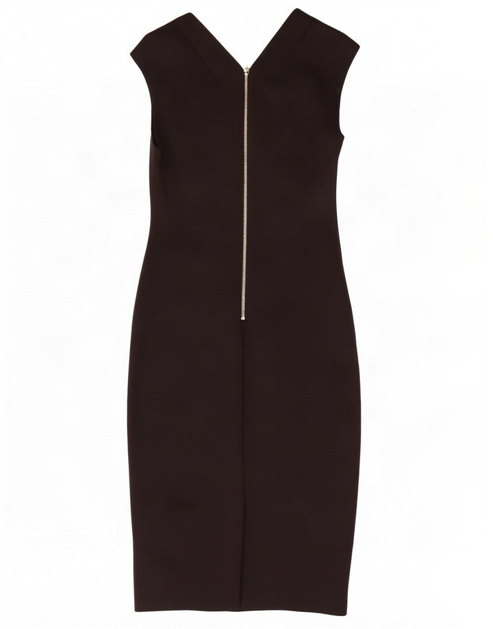 Ted Baker Womens Sleeveless Bodycon Dress Size 2 Small Black Floral