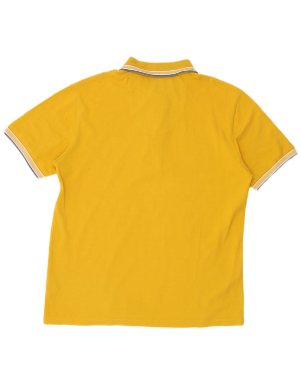 Hugo Boss Mens Polo Shirt XL Yellow Cotton