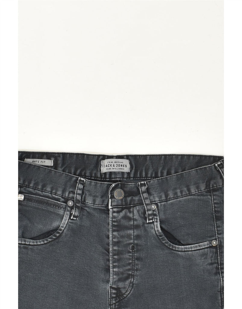 JACK & JONES Mens Anti Fit Skinny Jeans W28 L32 Grey Cotton | Vintage Jack & Jones | Thrift | Second-Hand Jack & Jones | Used Clothing | Messina Hembry 