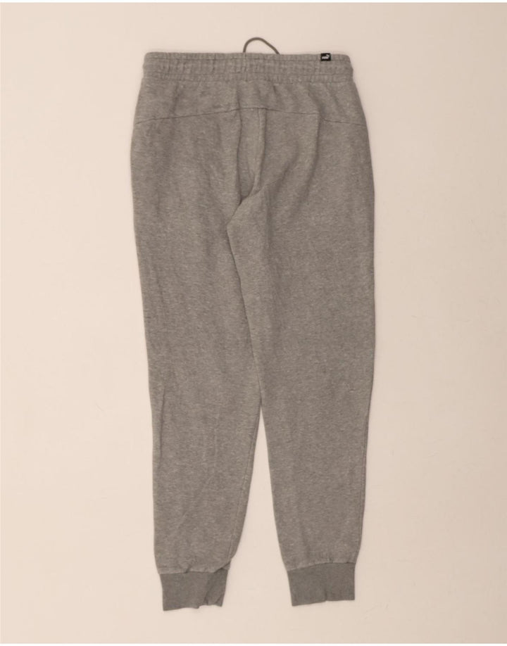 PUMA Mens Graphic Tracksuit Trousers Joggers Small  Grey Cotton Vintage Puma and Second-Hand Puma from Messina Hembry 
