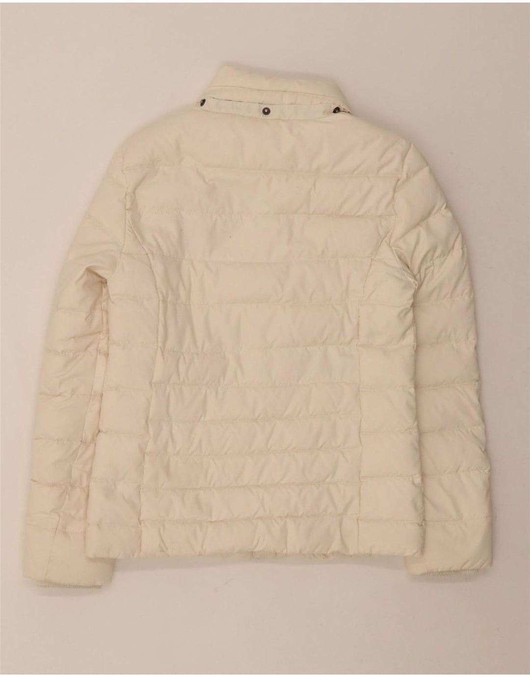 TOMMY HILFIGER Womens Padded Jacket UK 10 Small White Polyester Vintage Tommy Hilfiger and Second-Hand Tommy Hilfiger from Messina Hembry 