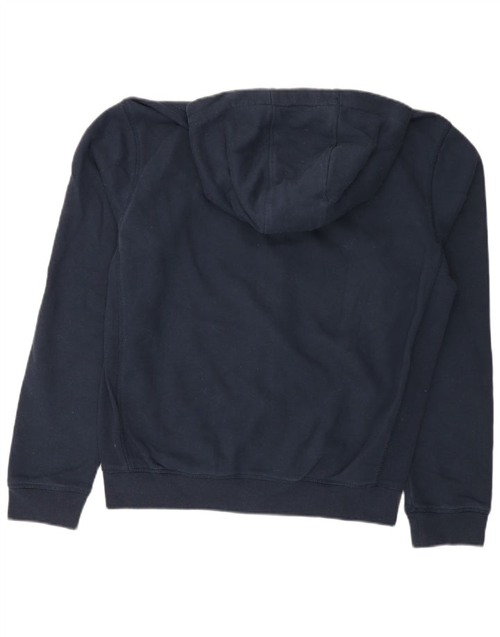 Crew Clothing Mens Zip Hoodie Sweater Medium Navy Blue Cotton