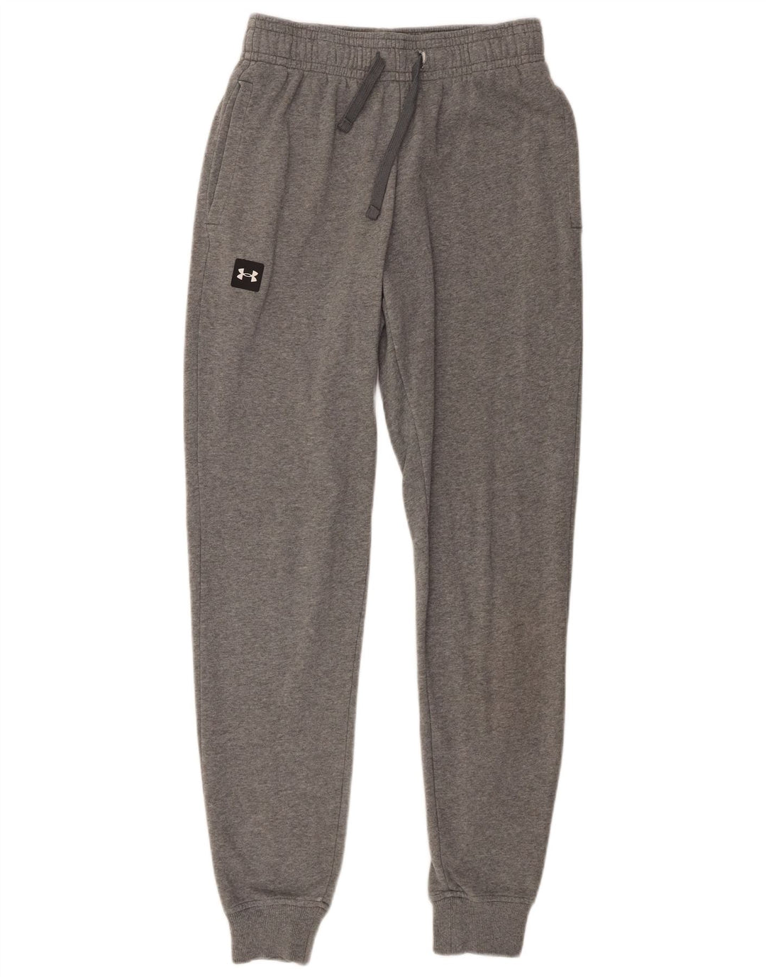 Under Armour Mens Tracksuit Trousers Joggers Small/Medium Grey Cotton