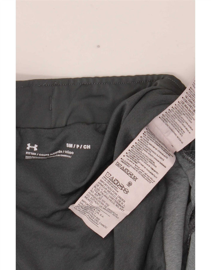 Under Armour Mens Sport Shorts Small Grey Colourblock Polyester