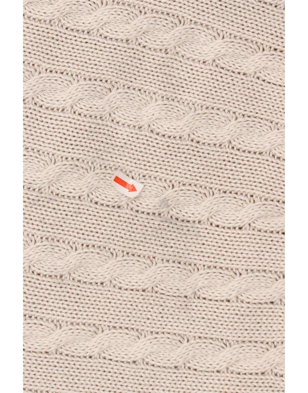 VINTAGE Womens Crew Neck Jumper Sweater UK 14 Medium Grey Fair Isle Cotton