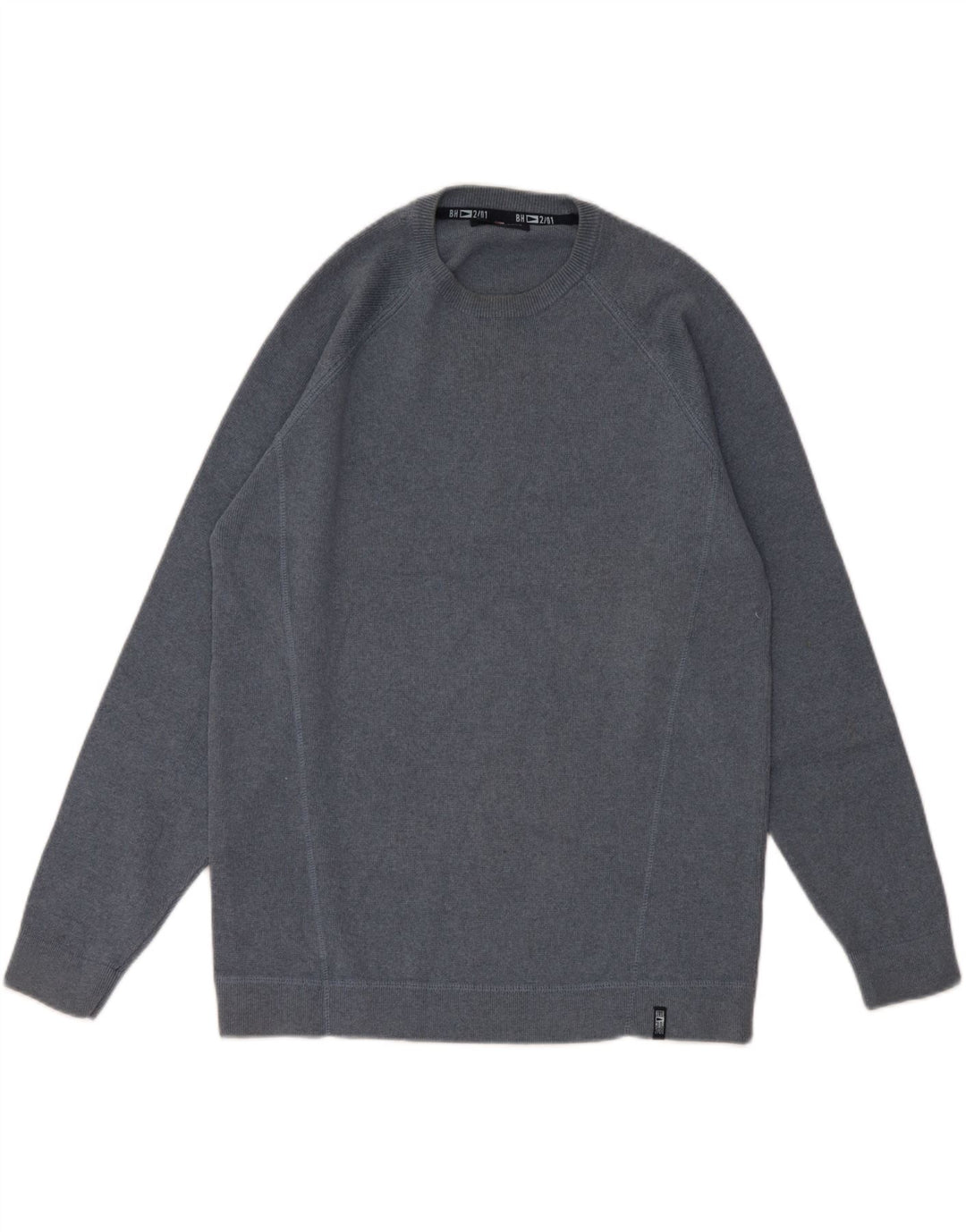 Marks & Spencer Mens Blue Harbour Crew Neck Jumper Sweater Medium Blue