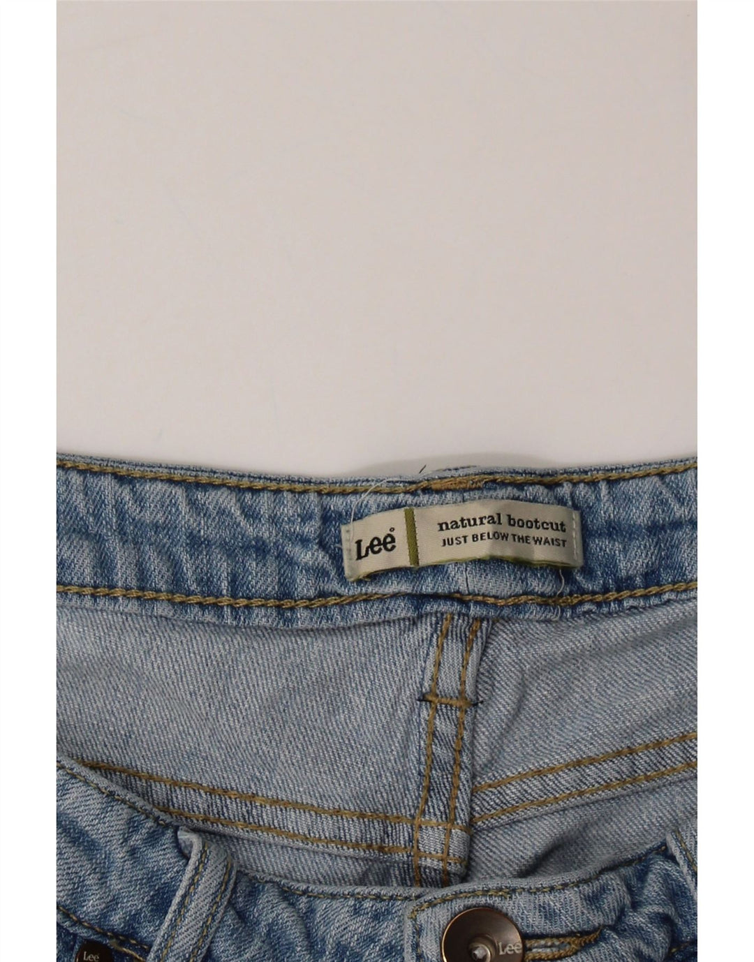 LEE Womens Denim Shorts W32 Large Blue Vintage Lee and Second-Hand Lee from Messina Hembry 