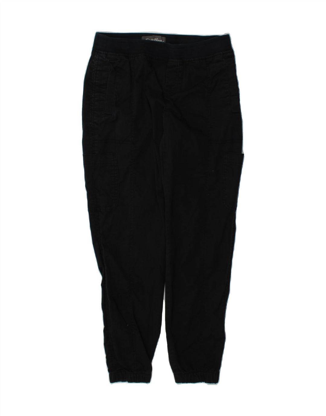 EDDIE BAUER Womens Joggers Cargo Trousers US 2 XS Black Cotton Vintage Eddie Bauer and Second-Hand Eddie Bauer from Messina Hembry 