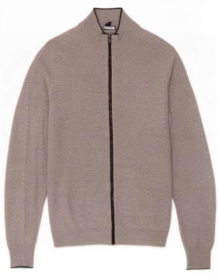 Gap Mens Cardigan Sweater Medium Grey Cotton