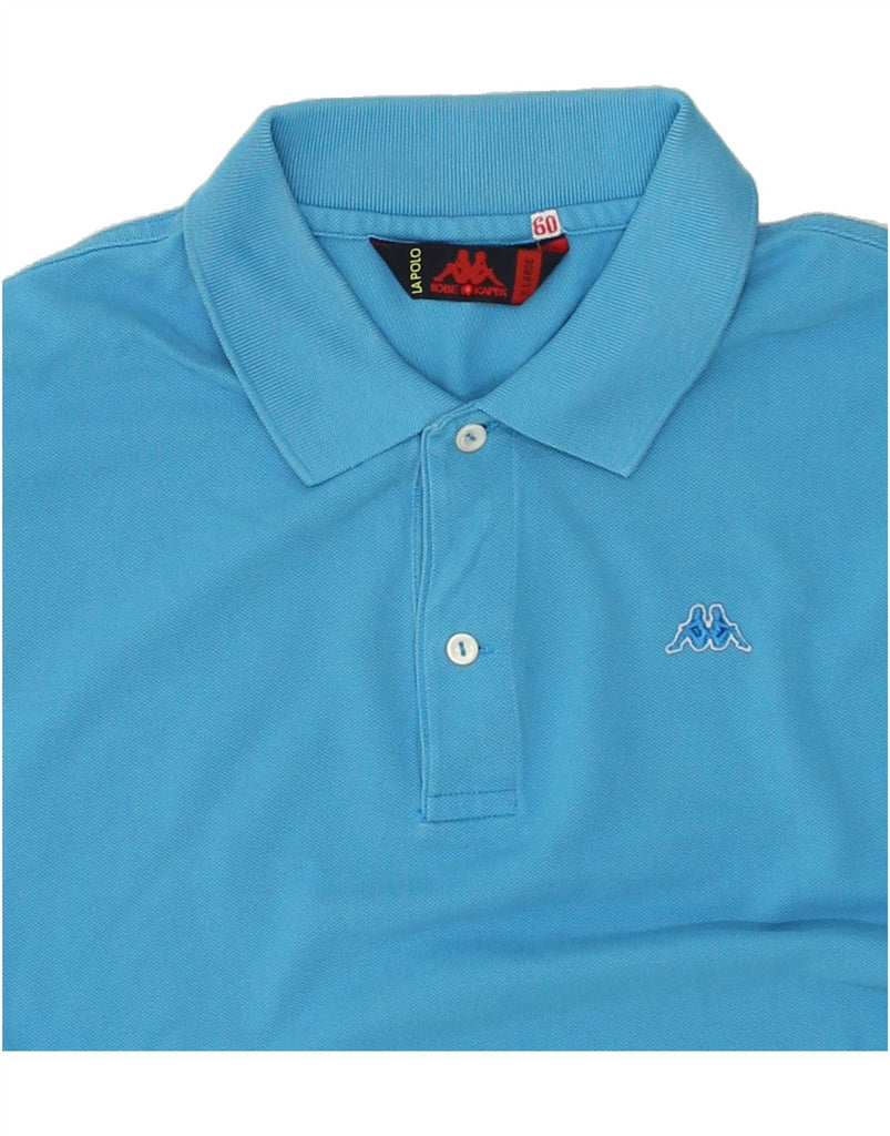 KAPPA Mens Polo Shirt XL Blue | Vintage Kappa | Thrift | Second-Hand Kappa | Used Clothing | Messina Hembry 