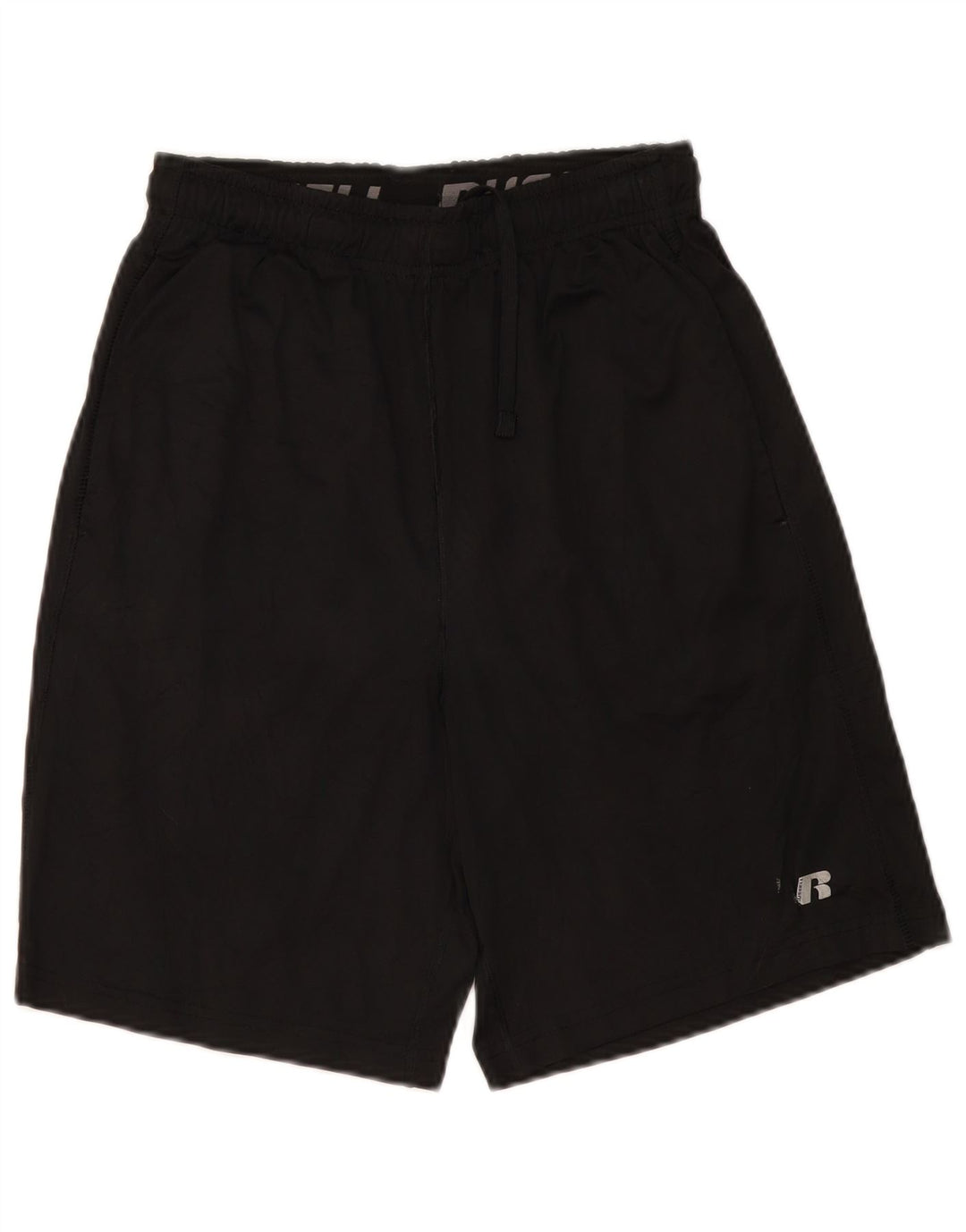 RUSSELL ATHLETIC Mens Dri-Power Sport Shorts Small  Black Polyester