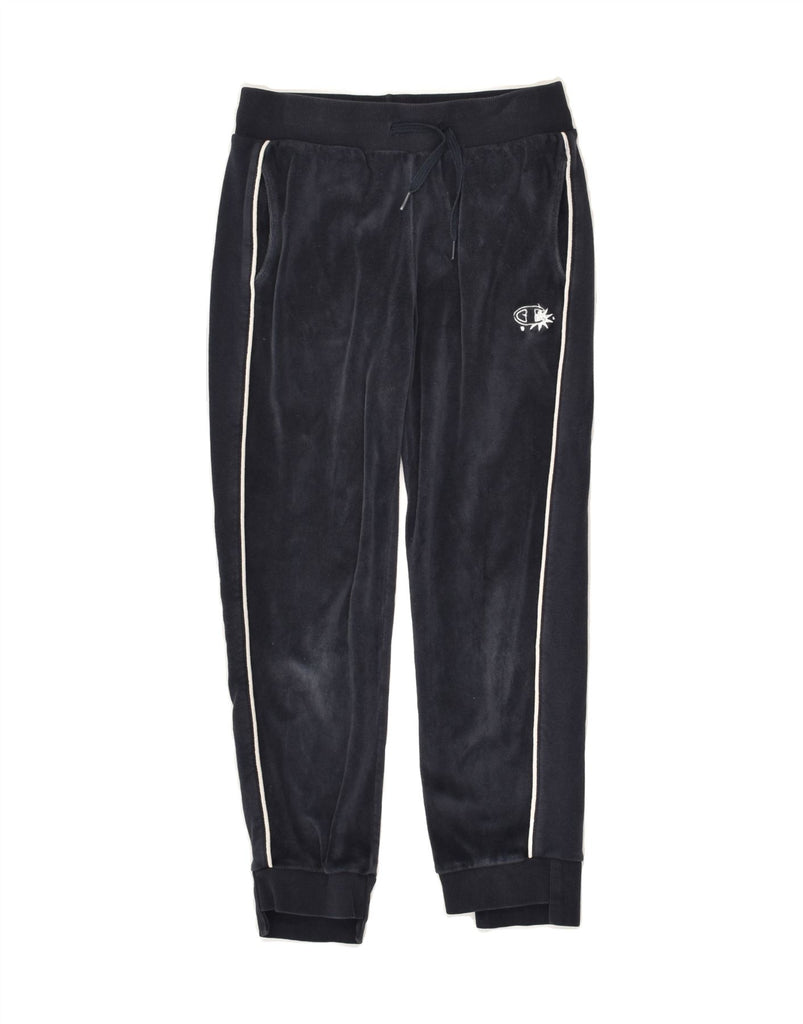 CHAMPION Boys Tracksuit Trousers Joggers 7-8 Years Small  Navy Blue | Vintage Champion | Thrift | Second-Hand Champion | Used Clothing | Messina Hembry 