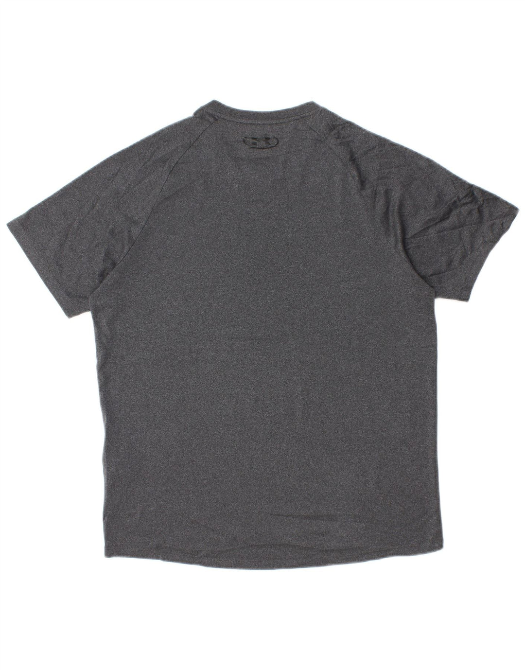 UNDER ARMOUR Mens T-Shirt Top Small Grey Flecked Polyester