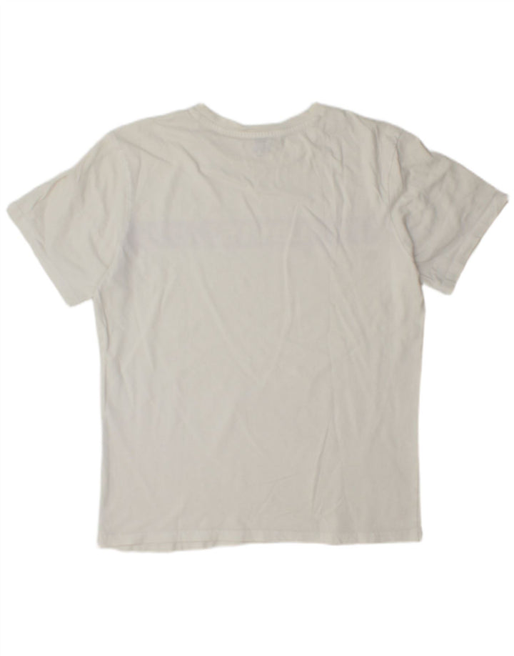 Levi's Mens Graphic T-Shirt Top Medium White Colourblock