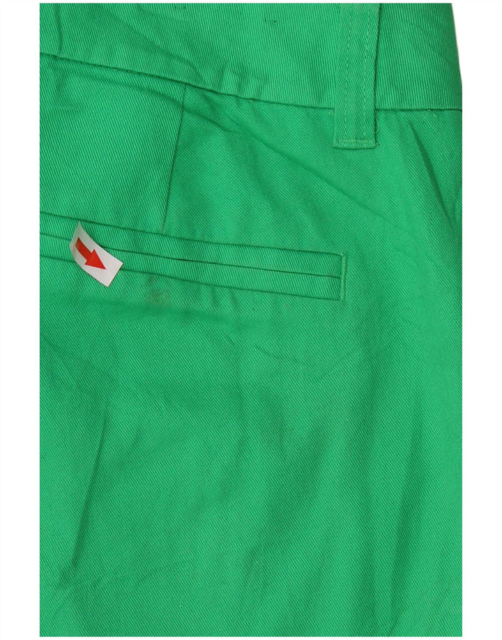 J. CREW Womens Chino Shorts US 6 Medium W32 Green Cotton