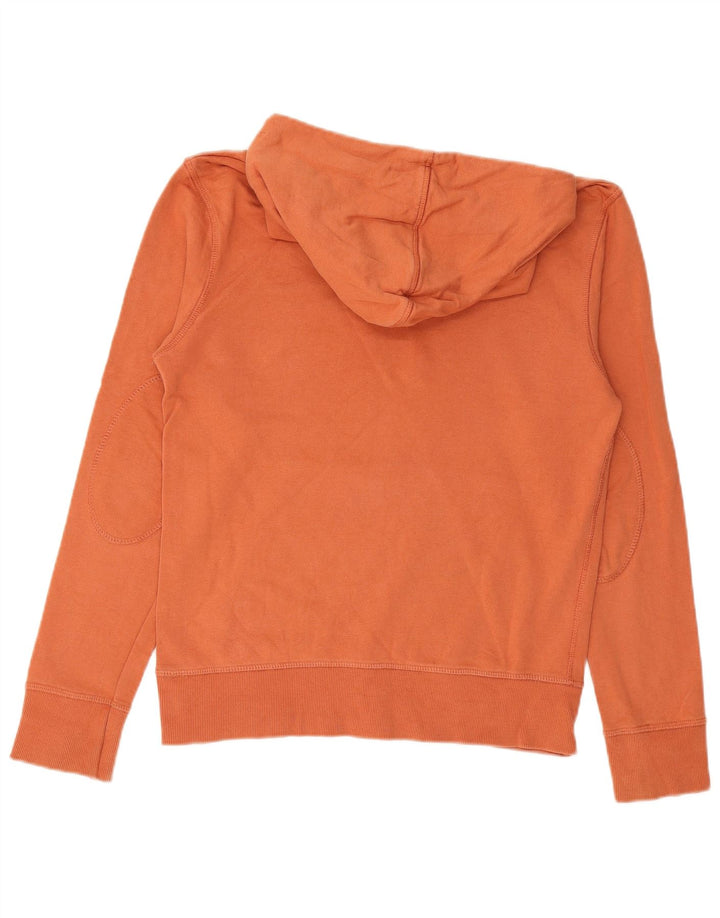 JACK & JONES Mens Graphic Hoodie Jumper Small Orange