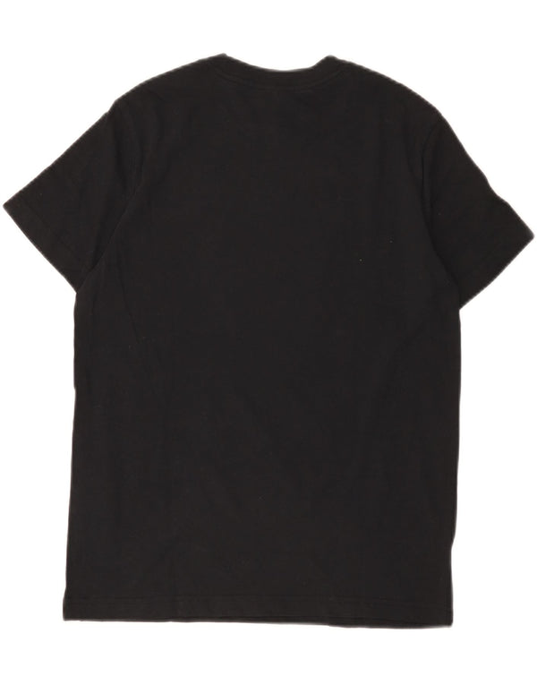 Nike Girls Loose Fit T-Shirt Top 12-13 Years Large Black Cotton