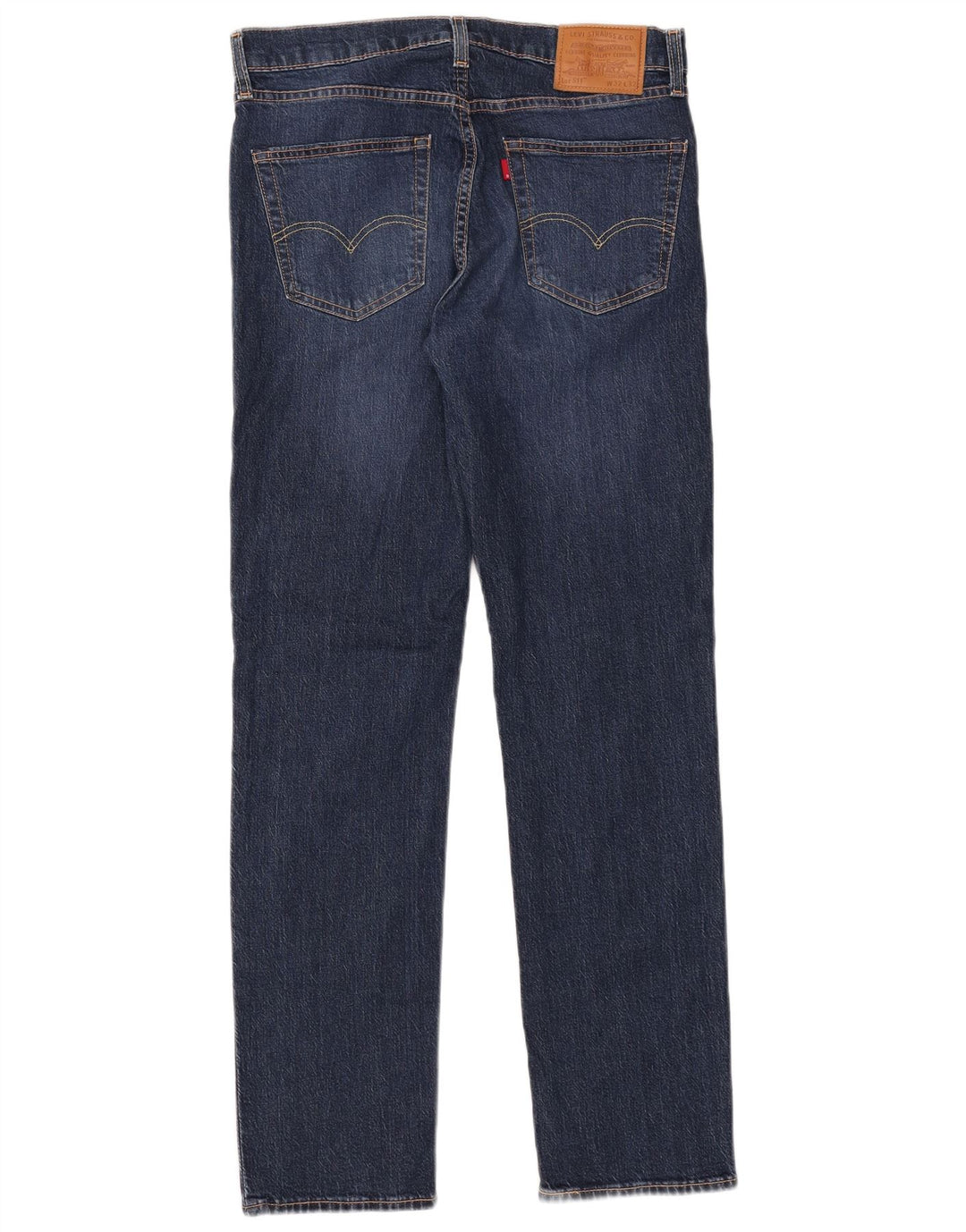 Levi's Mens 511 Slim Jeans W32 L32 Blue Cotton