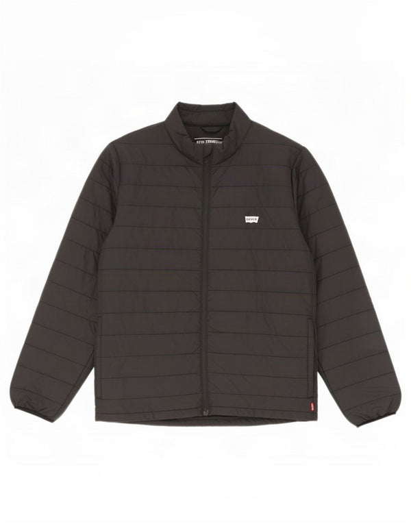 Levi's Mens Padded Jacket UK 36 Small Black Polyester