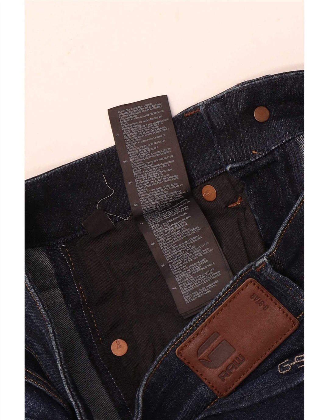 G-Star Womens Flared Jeans W28 L30 Navy Blue Cotton