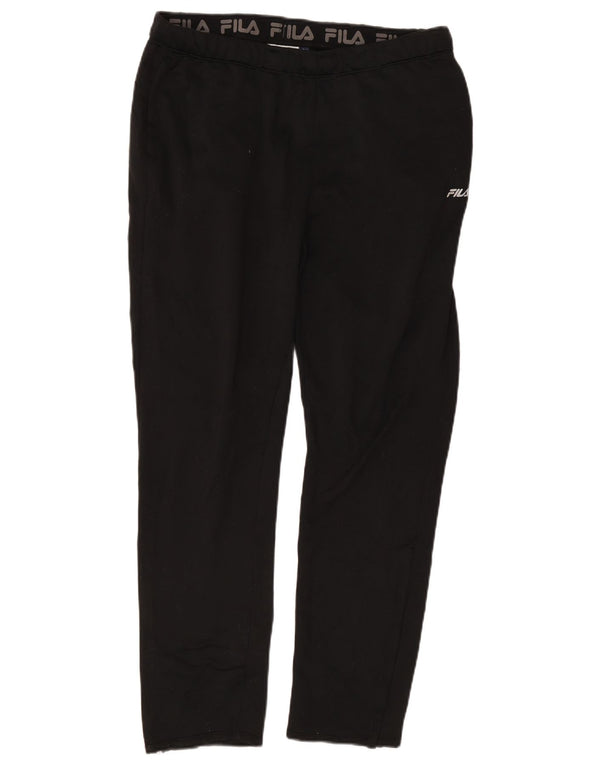 Fila Mens Tracksuit Trousers Large  Black Polyester