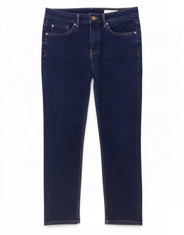 Marks & Spencer Womens The Lily Slim Jeans UK 12 Medium W30 L26 Navy Blue