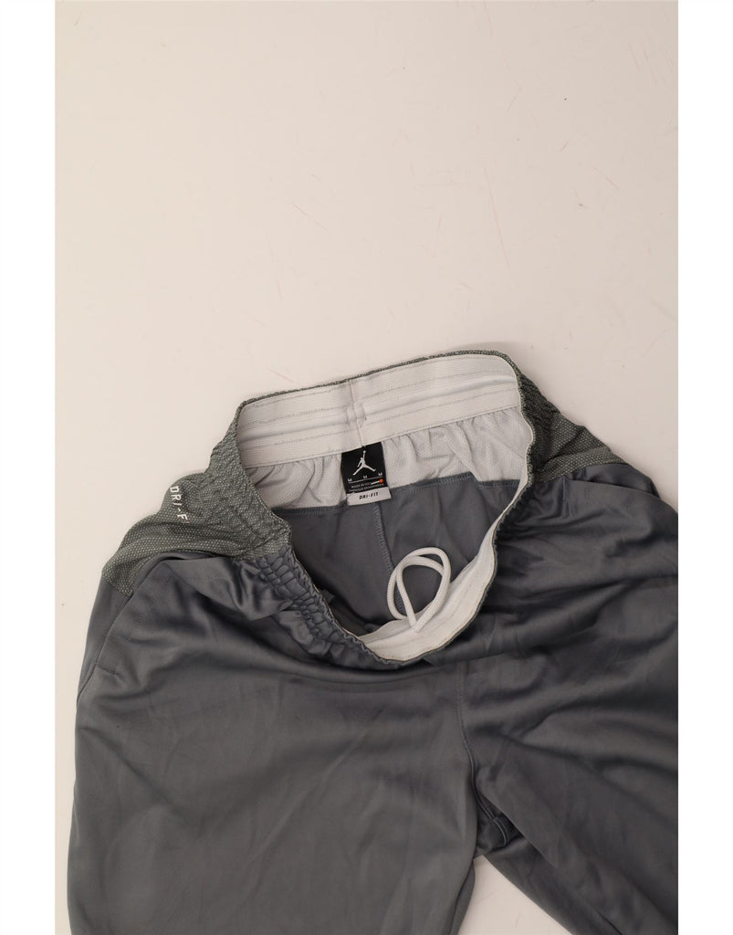 JORDAN Mens Dri Fit Tracksuit Trousers Medium  Grey Colourblock Polyester Vintage Jordan and Second-Hand Jordan from Messina Hembry 