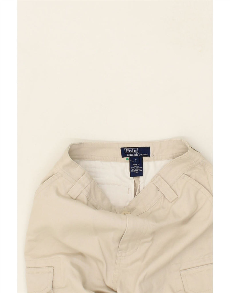 POLO RALPH LAUREN Boys Straight Cargo Trousers 6-7 Years W22 L22 Beige Vintage Polo Ralph Lauren and Second-Hand Polo Ralph Lauren from Messina Hembry 