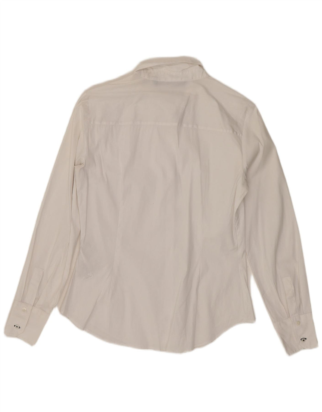 Zara Womens Shirt UK 14 Large White Cotton