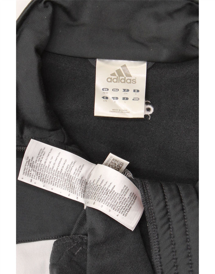 ADIDAS Mens Tracksuit Top Jacket UK 38/40 Medium Grey Colourblock