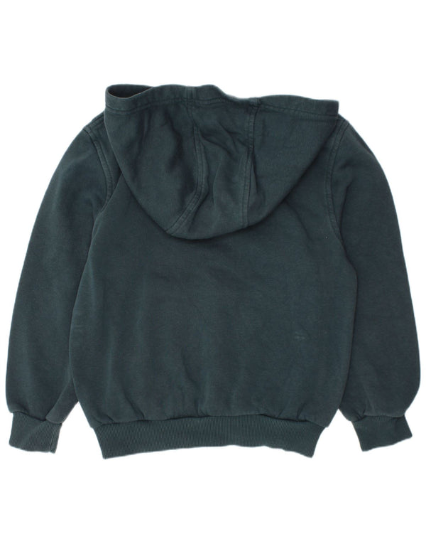 Nike Boys Hoodie Jumper 8-9 Years Small Green Cotton
